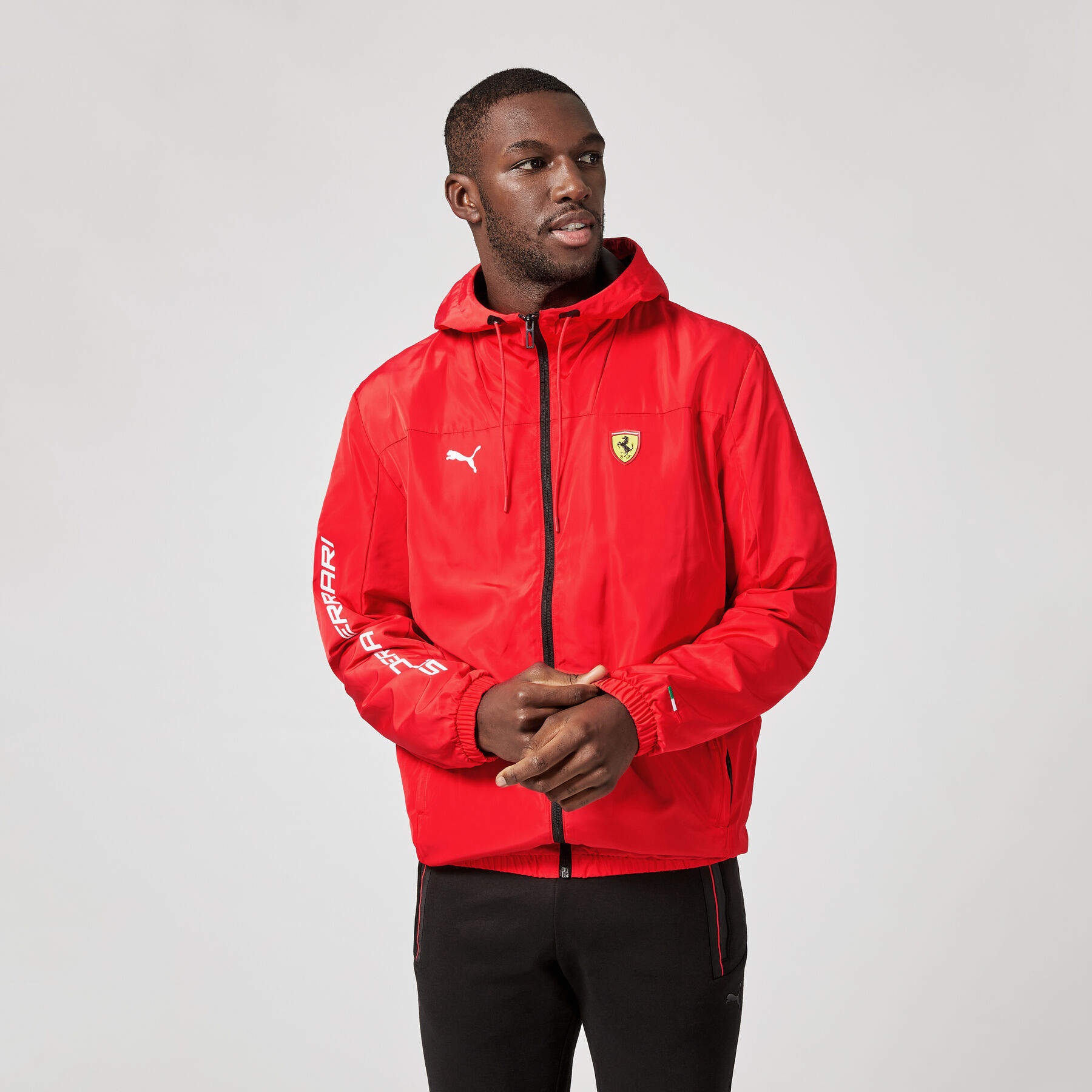 Puma ferrari cheap windbreaker jacket