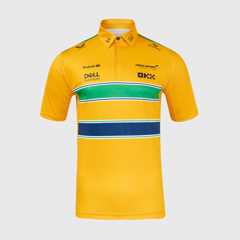 MCL MENS SENNA TEAM POLO - yellow