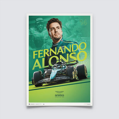Fernando Alonso 2024 Poster
