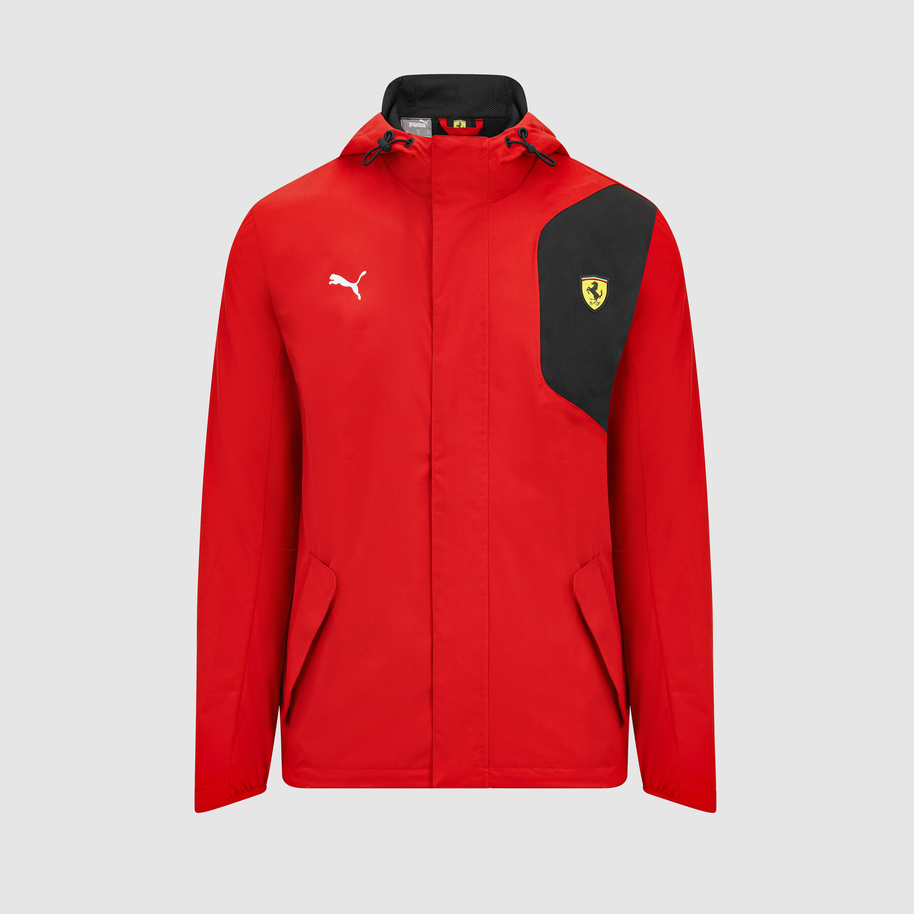 Logo Rain Jacket - Scuderia Ferrari F1 | Fuel For Fans