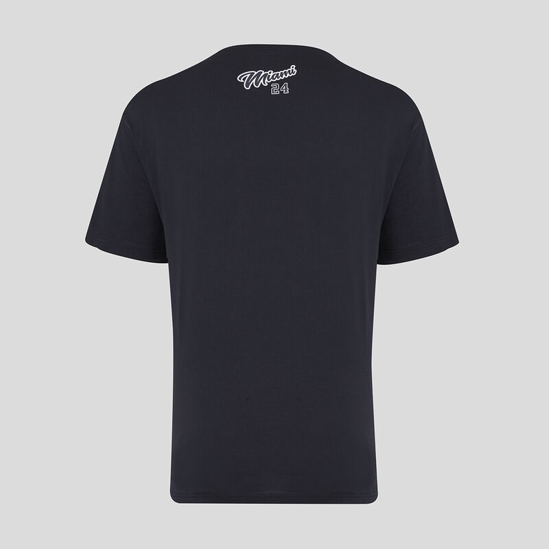 RBR SE MIAMI UNISEX GRAPHIC TEE - navy