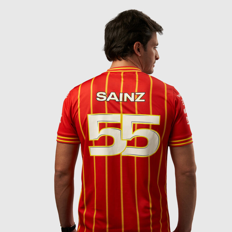 SF RP MENS SOCCER JERSEY - red-sainz