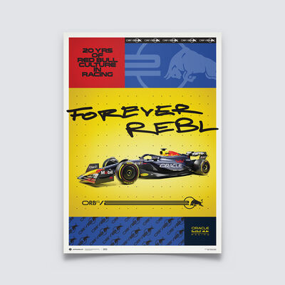 RB20 Forever Rebl  20th Anniversary 2024 Poster