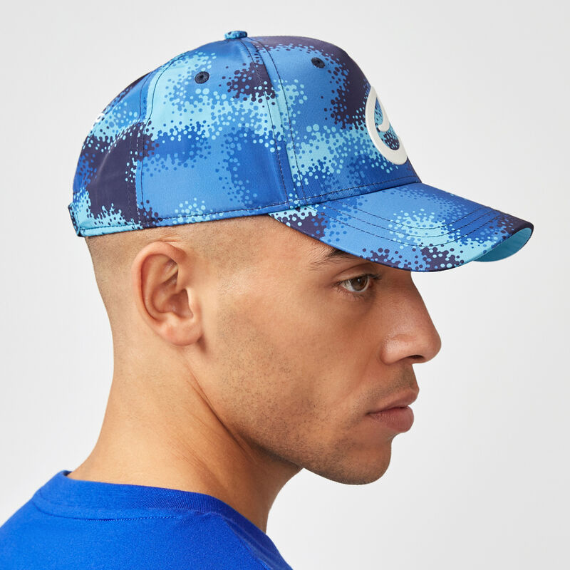 FE FW CAMO E LOGO CAP - blue combo