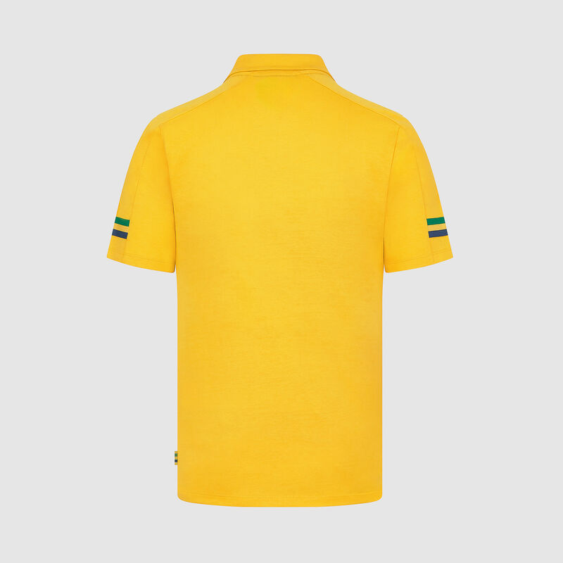 AS FW MENS STRIPE POLO - yellow