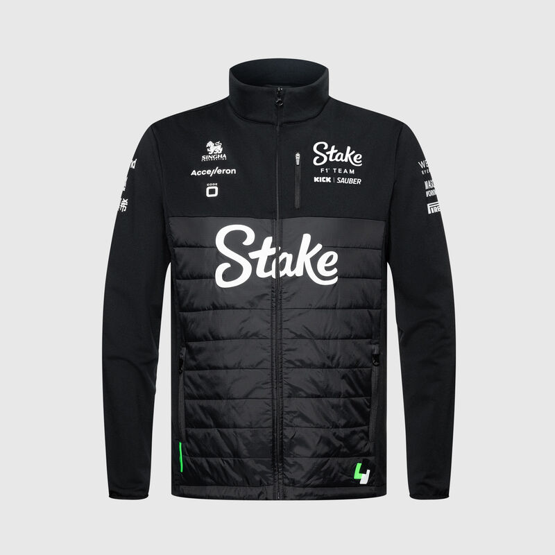 STAKE RP MENS TEAM JACKET - black