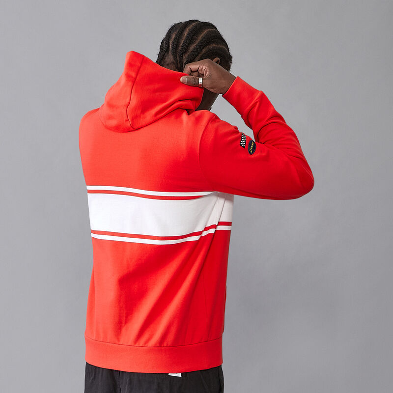 AS FW MENS LEGACY PATCHWORK HOODY - red