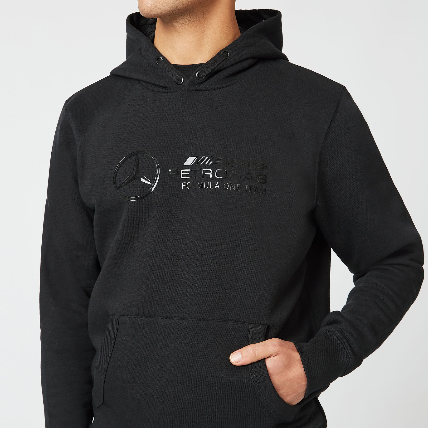 Stealth Logo Hoodie - Mercedes-AMG Petronas | Fuel For Fans