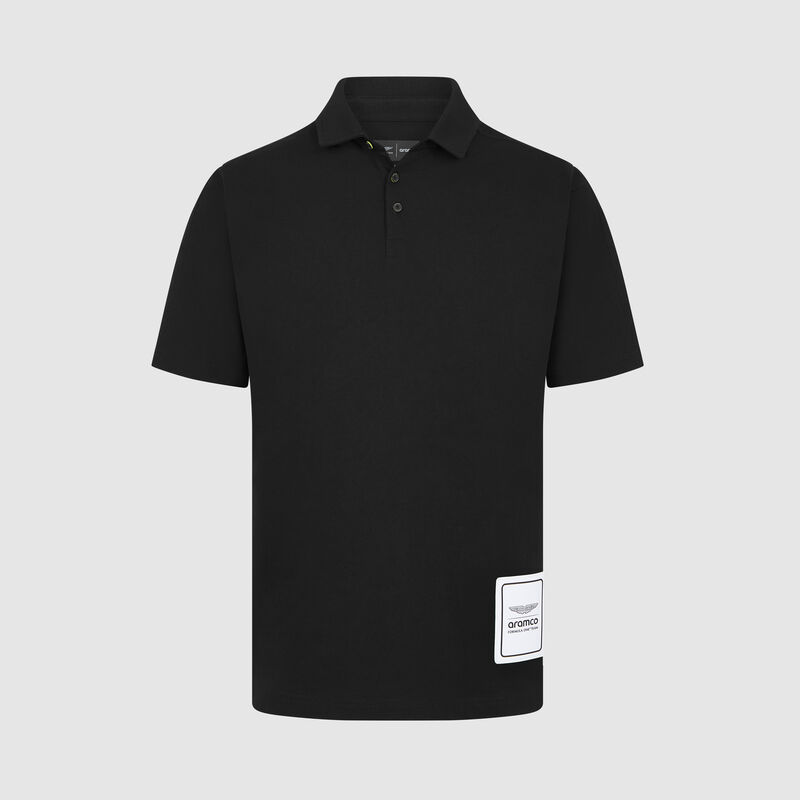 AMF1 FW MENS LOGO POLO - black