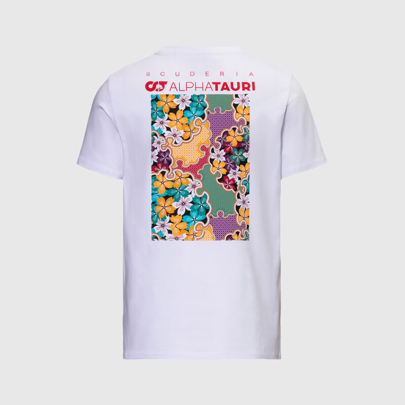 ALPHA TAURI SL MENS TSUNODA JAPAN TEE - white