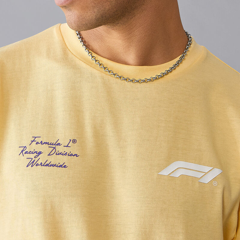 F1 FW RDW TEE - yellow