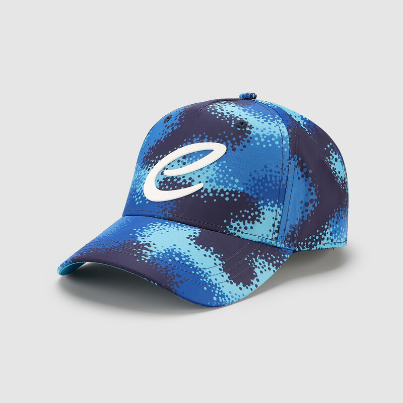 FE FW CAMO E LOGO CAP - blue combo