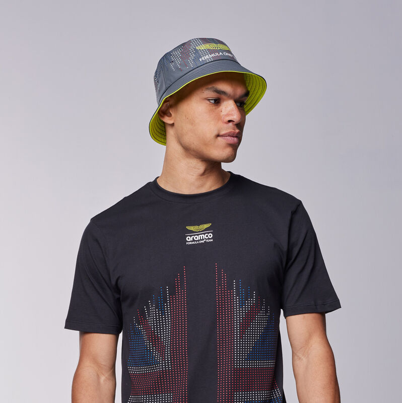 AMF1 RP SE SILVERSTONE BUCKET HAT - dark grey