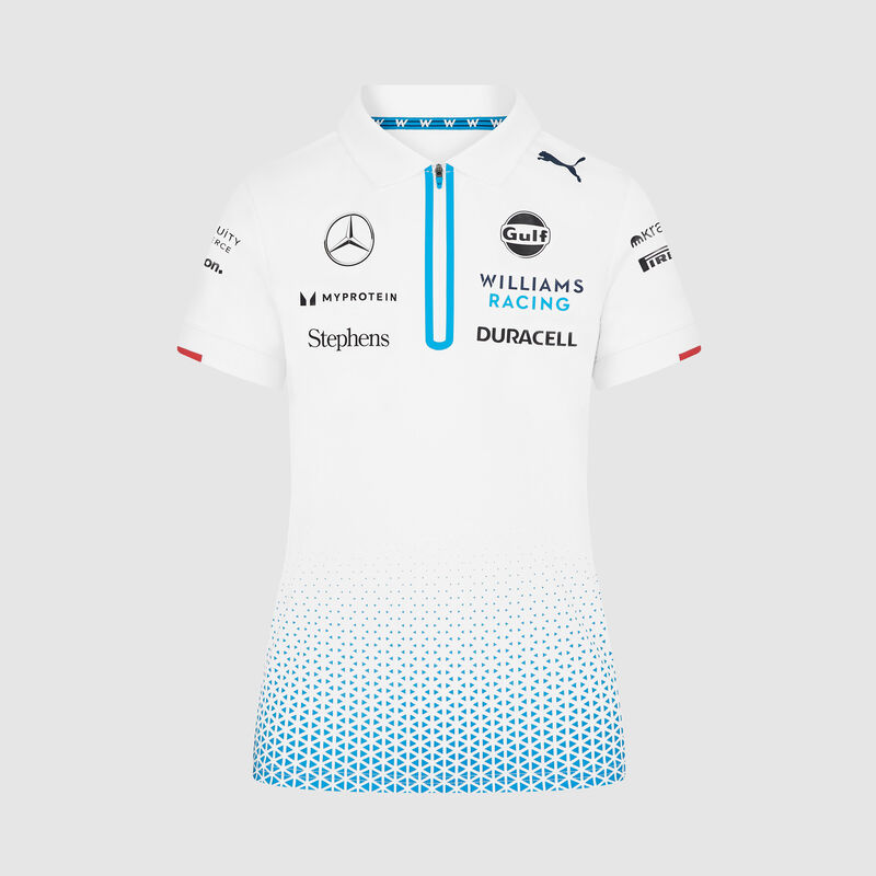 WILLIAMS RACING RP WOMENS TEAM POLO - white