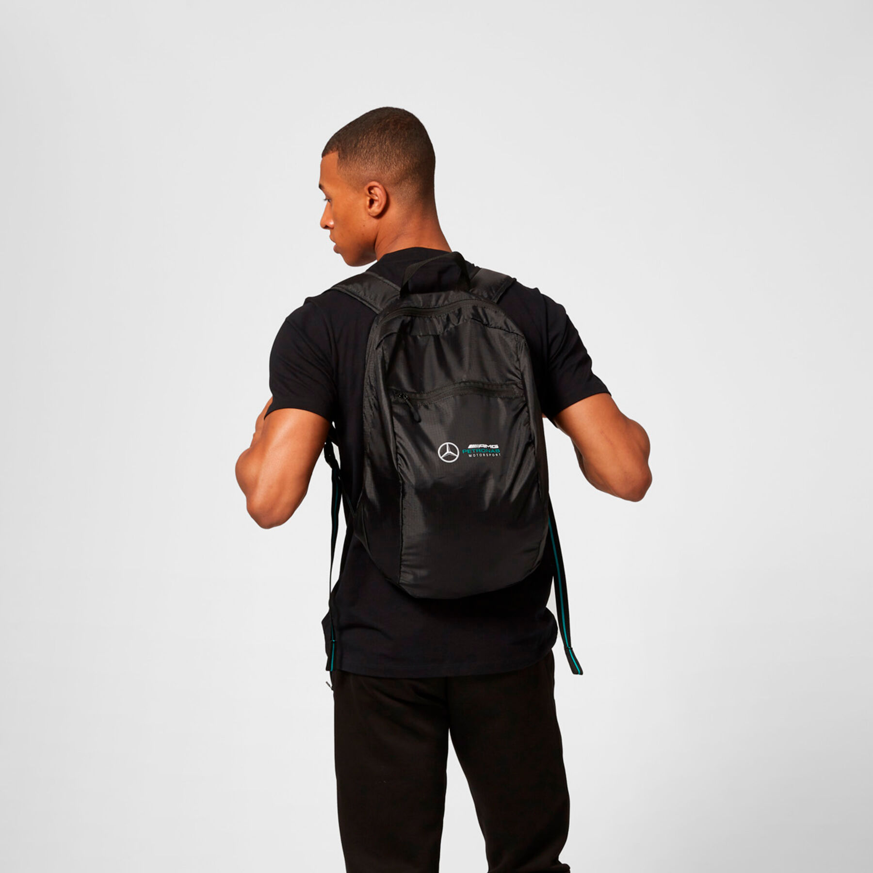 Packable Logo Backpack - Mercedes-AMG Petronas | Fuel For Fans