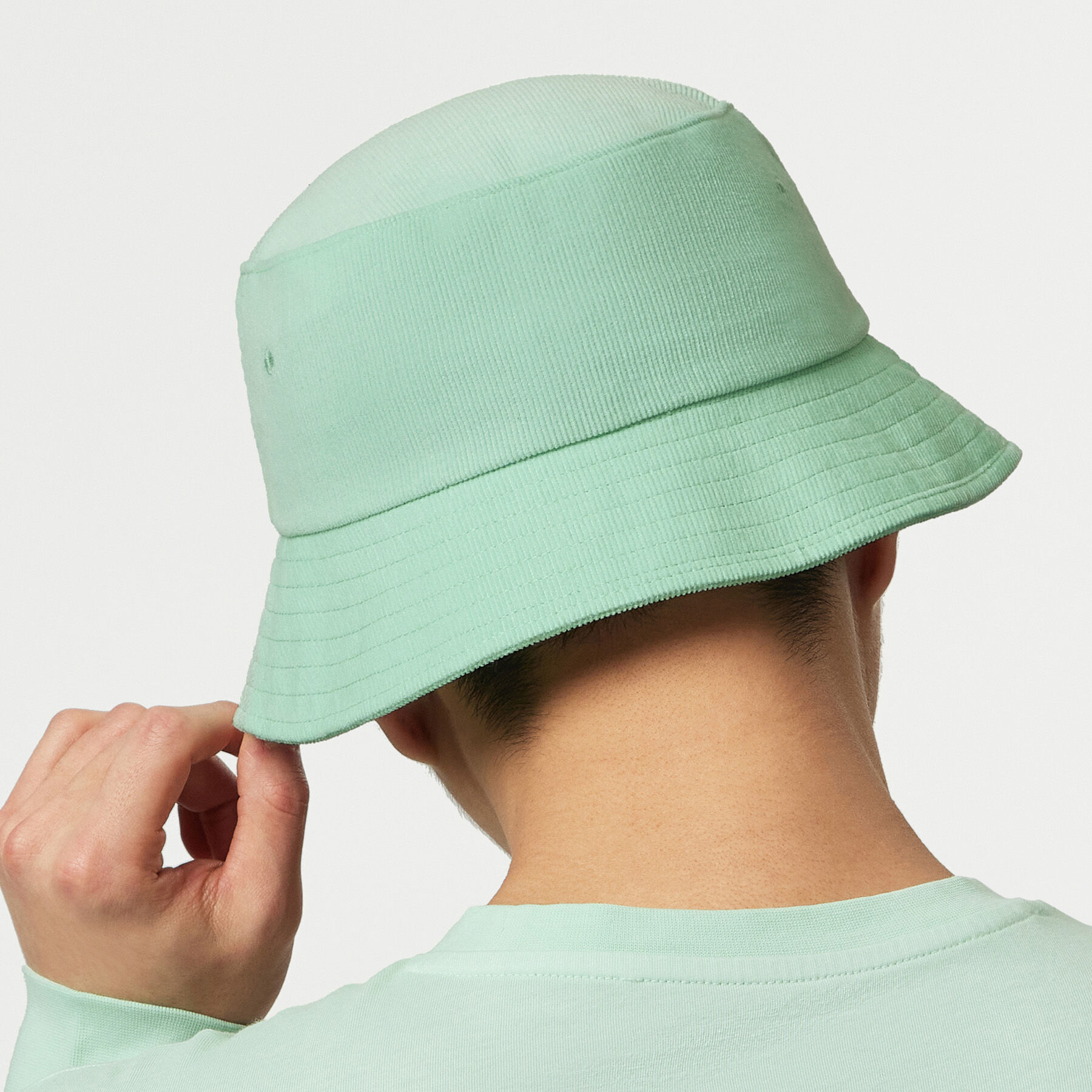 Mint green sales bucket hat