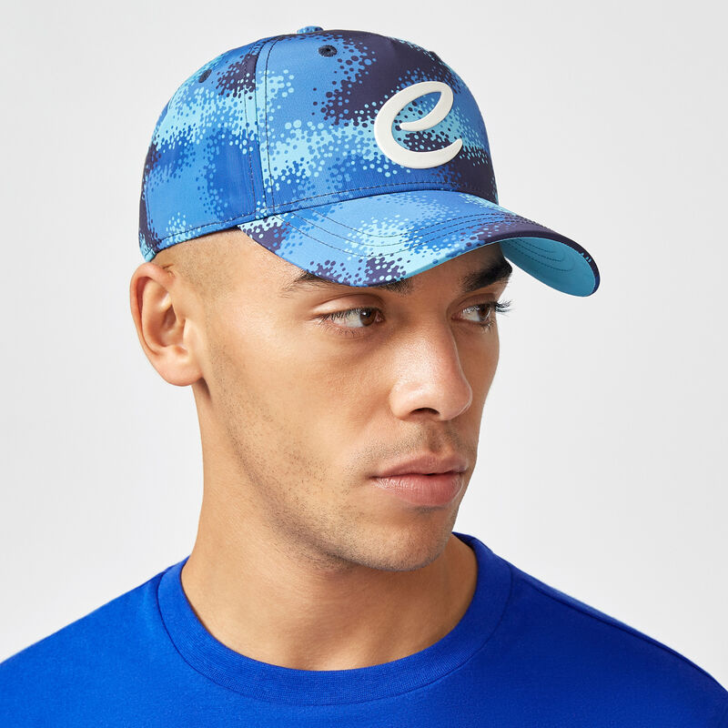 FE FW CAMO E LOGO CAP - blue combo