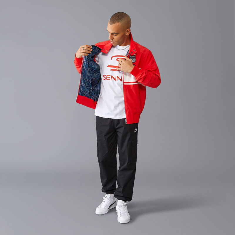 AS FW MENS LEGACY PATCHWORK BOMBER - red