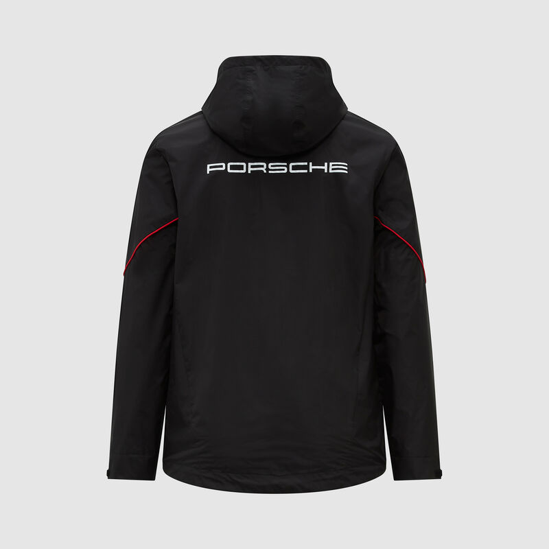 PORSCHE FE RP UNISEX TEAM RAIN JACKET - black