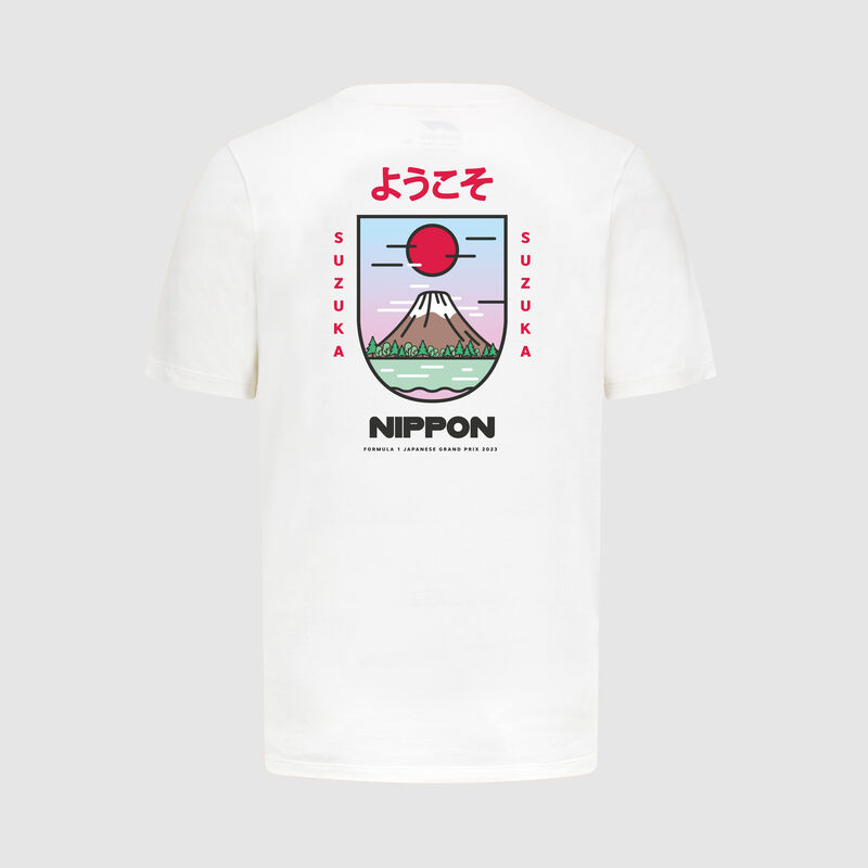 F1 FW RS JAPAN TEE - white