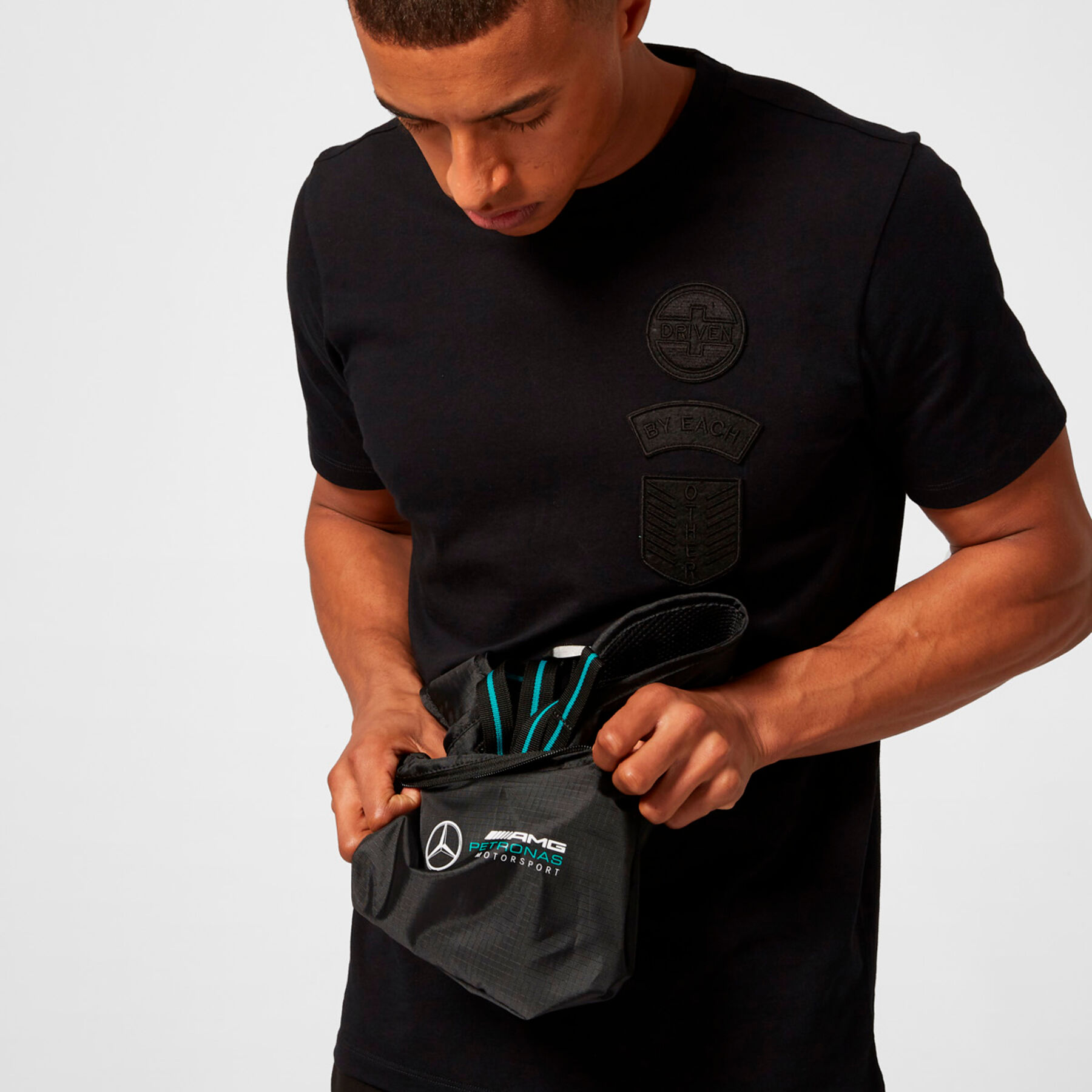 Packable Logo Backpack - Mercedes-AMG Petronas | Fuel For Fans