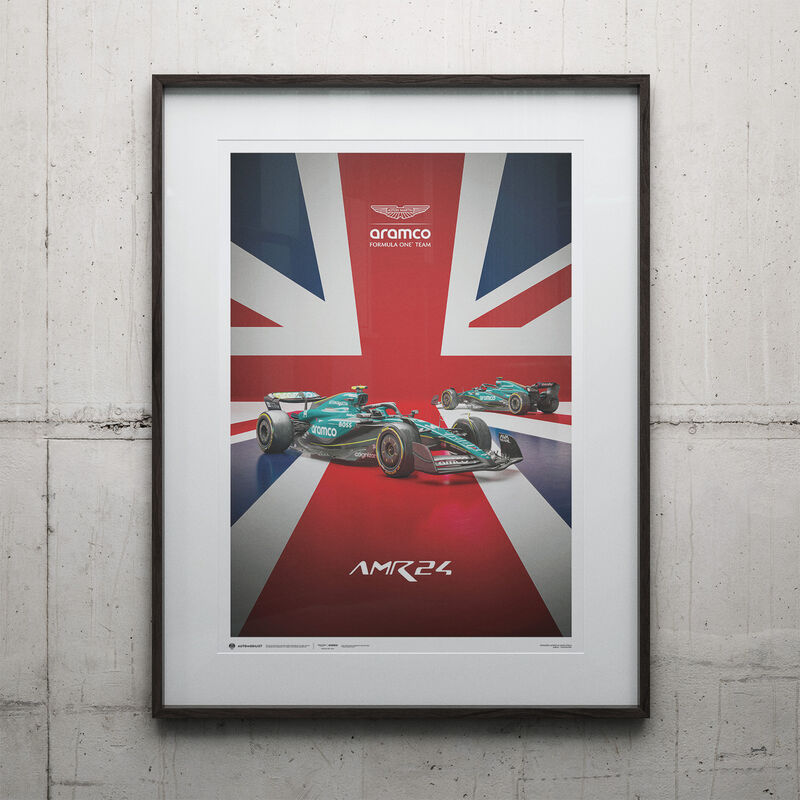 AMF1 BRITISH HERITAGE POSTER - multicolor