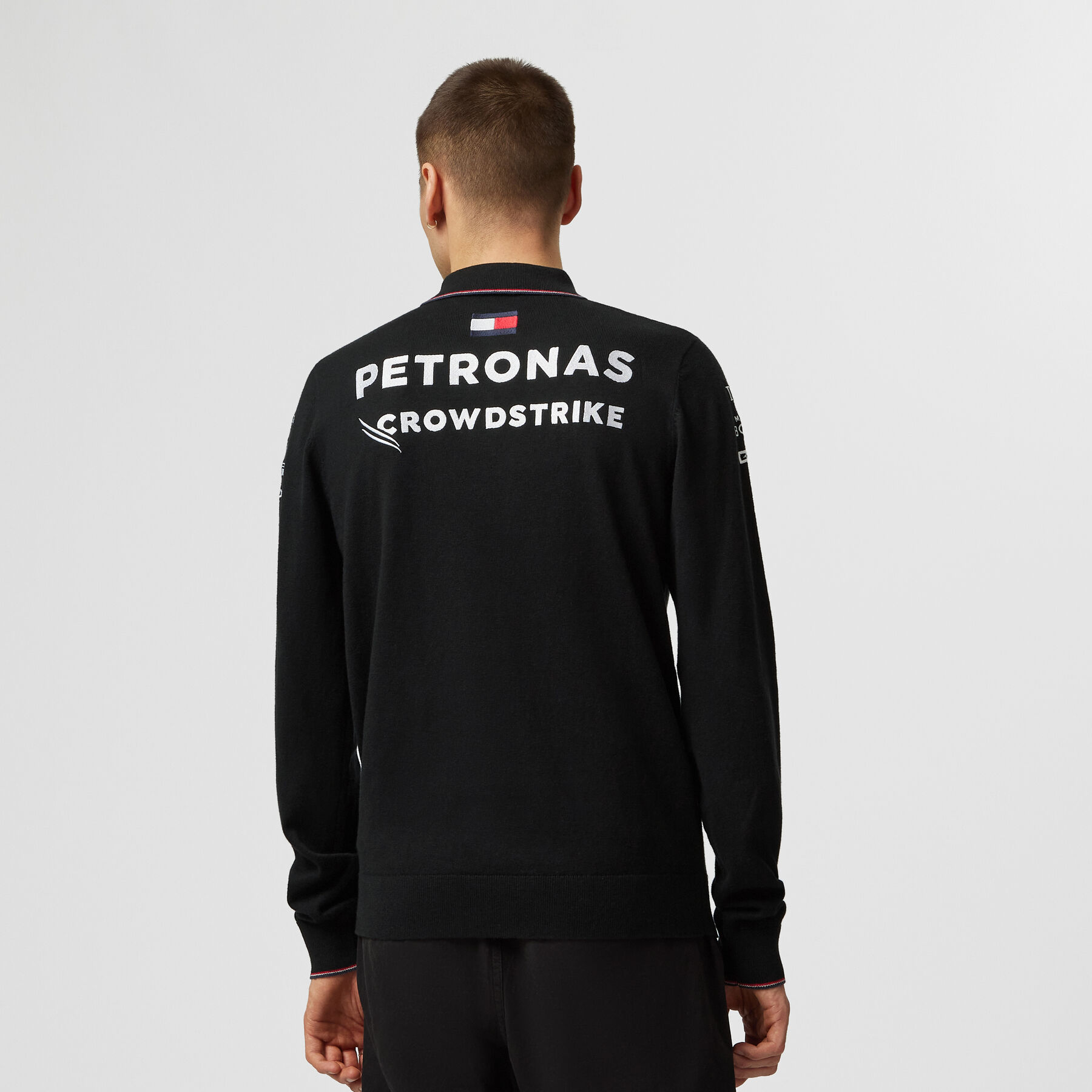 2023 Team Long sleeve Knitted Polo - Mercedes-AMG F1 | Fuel For Fans