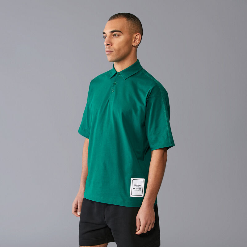 AMF1 FW MENS LOGO POLO - green