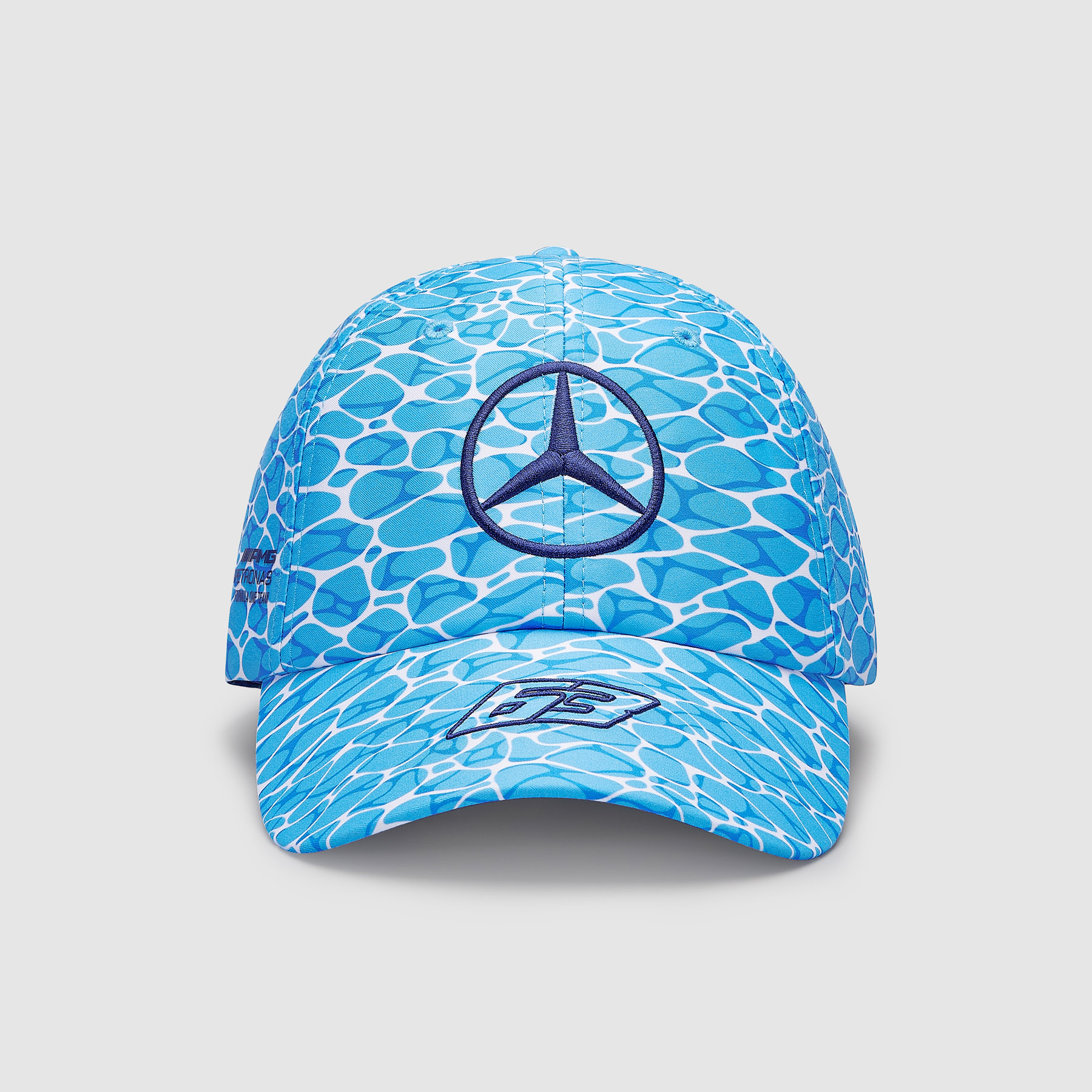 Mercedes Benz F1 SE George Russell No Diving Miami USA GP Bucket Hat Blue