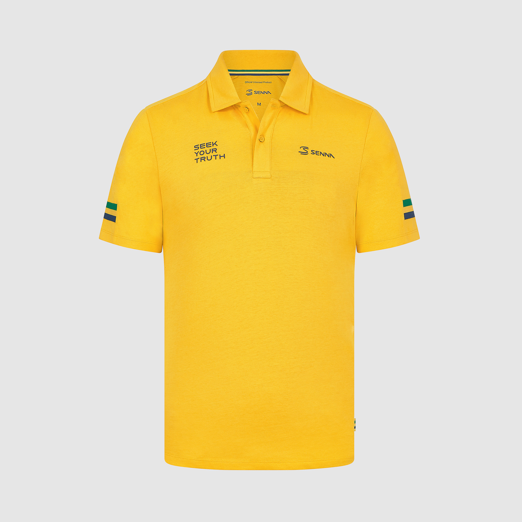 Stripe Polo - Ayrton Senna | Fuel For Fans